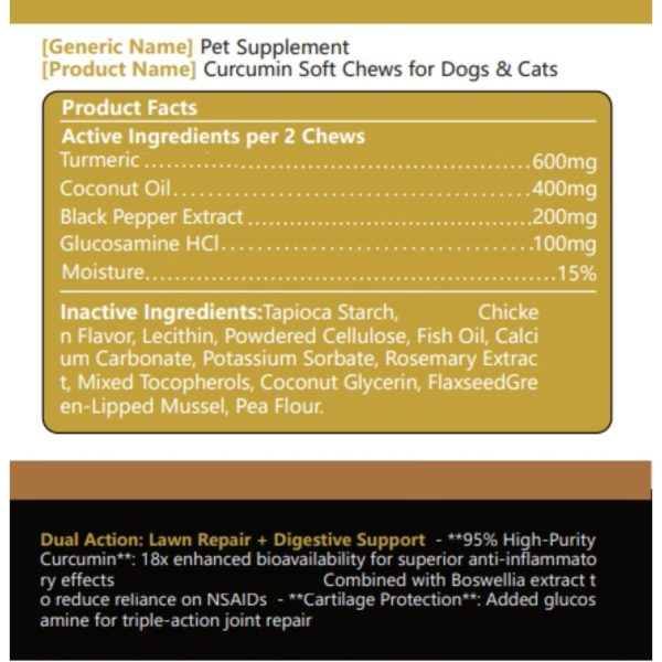Curcumin Soft Chewables for Dogs & Cats - 图片 9